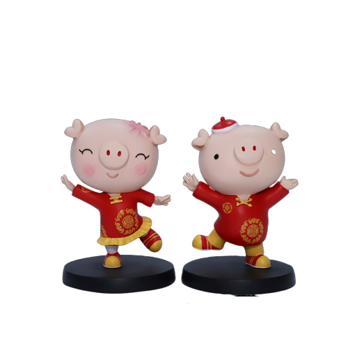 樹(shù)脂公仔 福運(yùn)小豬